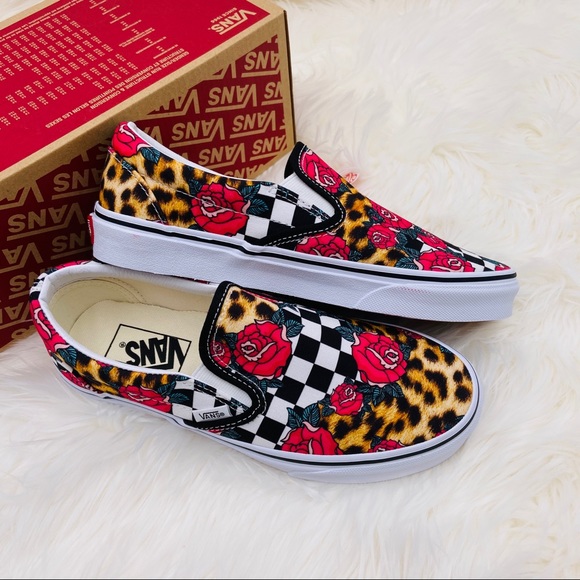 Vans Classic Slip-On Rose Checkerboard - Picture 3 of 7